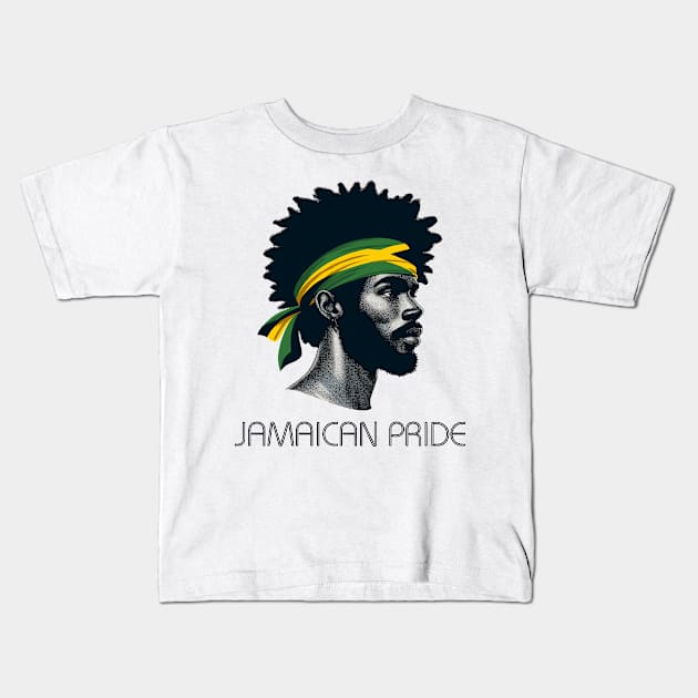 Jamaican Pride Kids T-Shirt by Graceful Designs